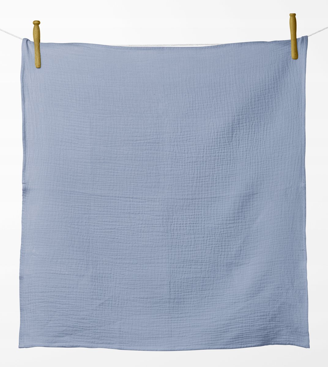 PIELUCHA MUŚLINOWA GRUBA KRESZOWANA 120x120cm KOCYK OTULACZ PRODUKT POLSKI