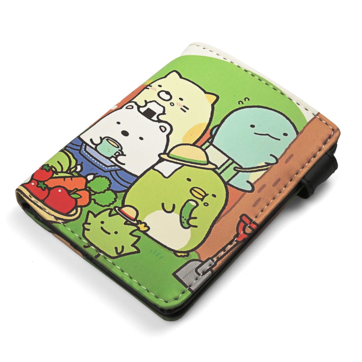 Eat Your Vegetables 12 cm Eko-Skóra Portfel Sumikko Gurashi