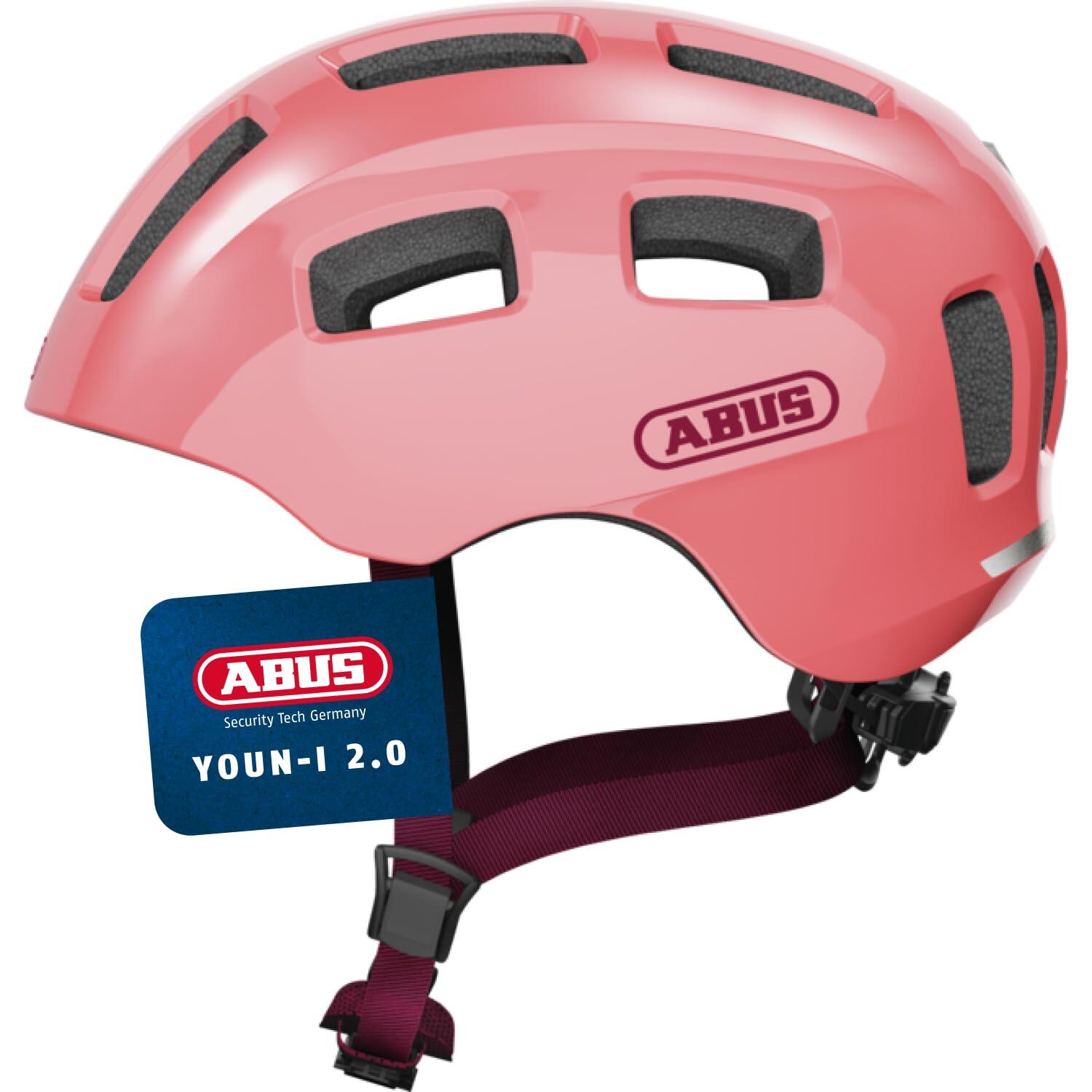 Abus Youn-I 2.0 Helmet Youth, pomarańczowy S | 48-54cm 2021 Kaski dla dzieci 40156