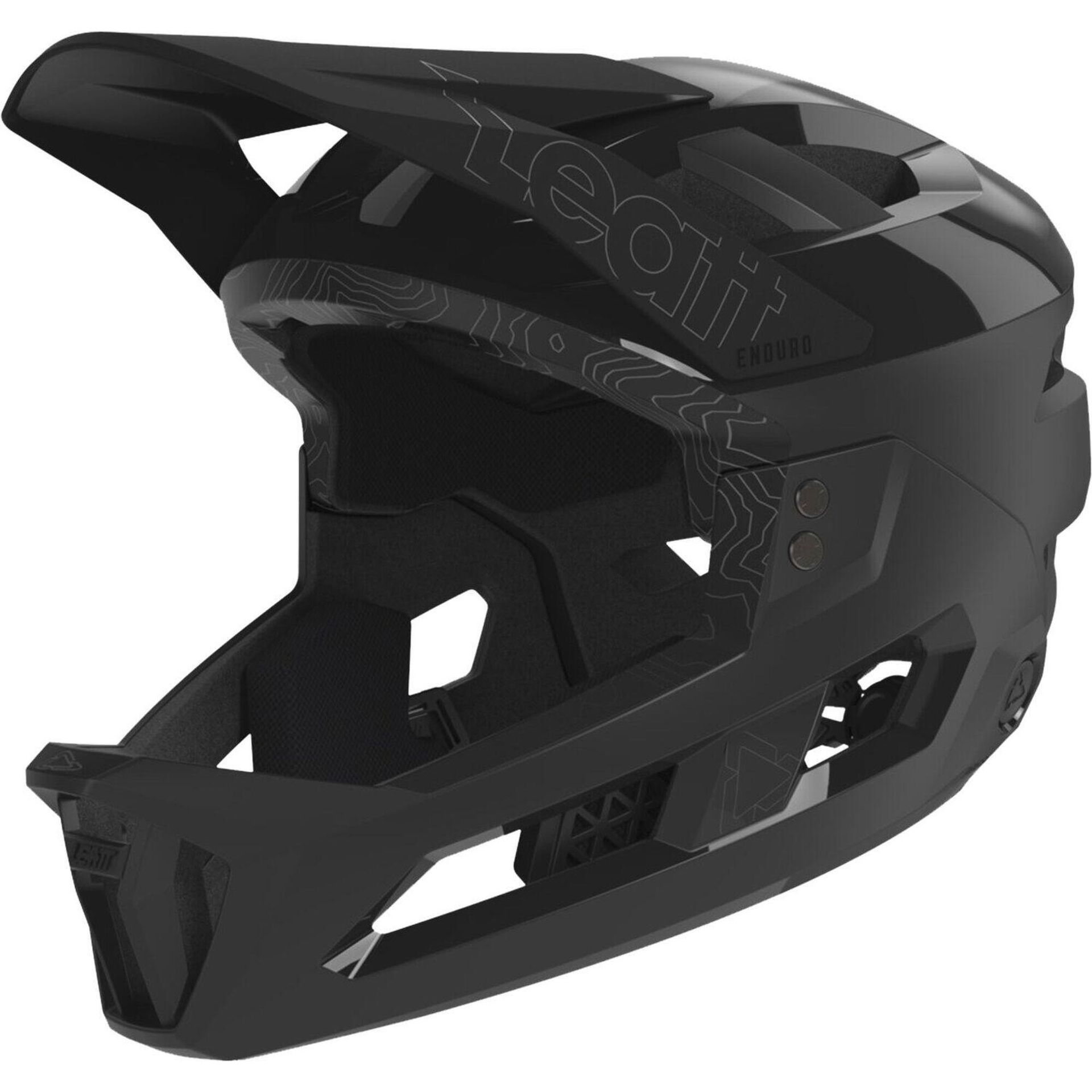 Leatt Kask Rowerowy Mtb Enduro 3.0 (wypinana Szczęka/kask 3W1) V23 Stealth