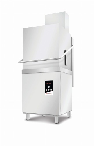 Zmywarka kapturowa RQX1200 P B DD RC 500x500 sterowanie elektromechaniczne pompa spustowa odzysk ciepła podwójne ścianki 675x675x1440 mm 11,25 kW