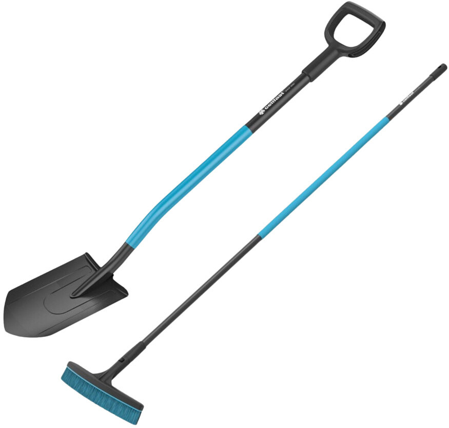 Zestaw Cellfast Ideal Pro Szpadel ostry 40-204 + Szczotka szeroka 40-330