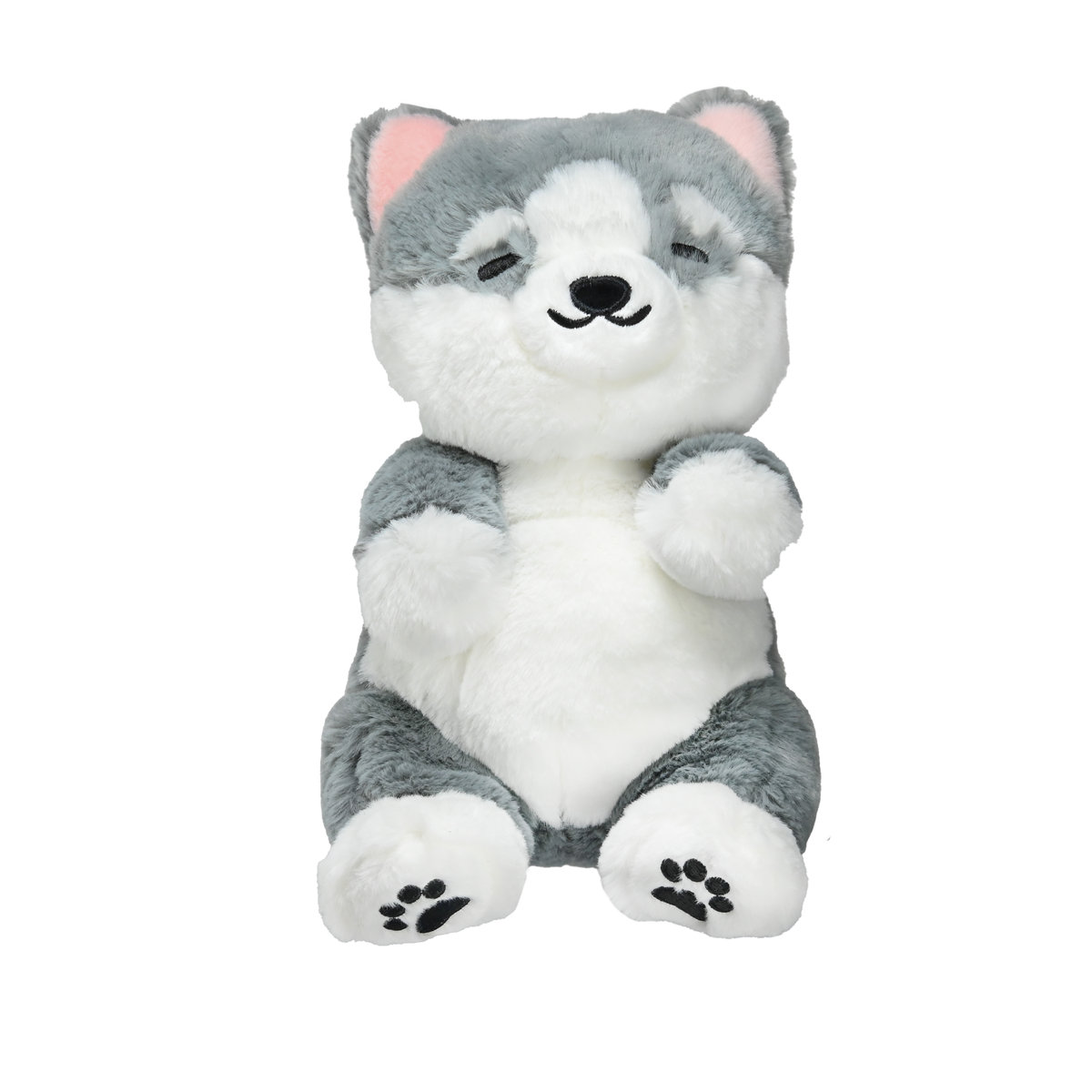 Chinchilla, piesek leżący husky, 30 cm (EM-1501)