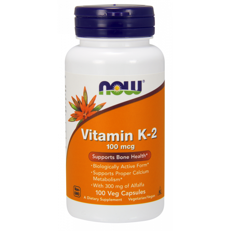 Now Foods Witamina K2 100 mcg - 100 kapsułek