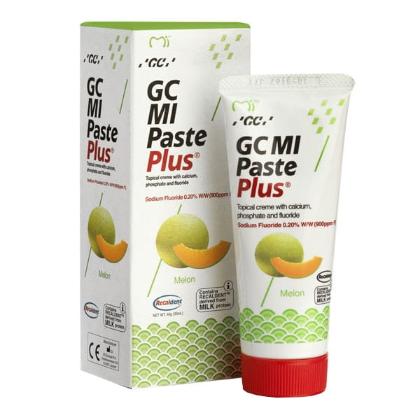 GC Mi Paste Plus Melon - Sztuczne szkliwo z fluorem o smaku melona 35 ml