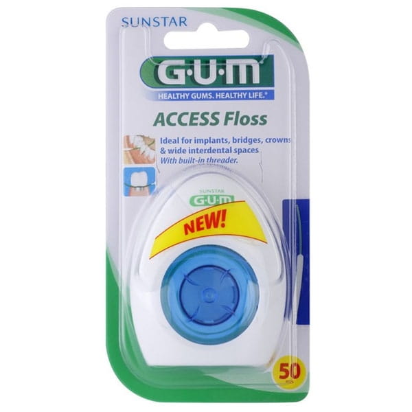 GUM Sunstar Butler GUM Nić Implant Floss (Access Floss) 50szt. 3200