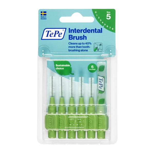 TePe Munhygienprodukter AB Original 0.8 mm, zielona, 6 szt.