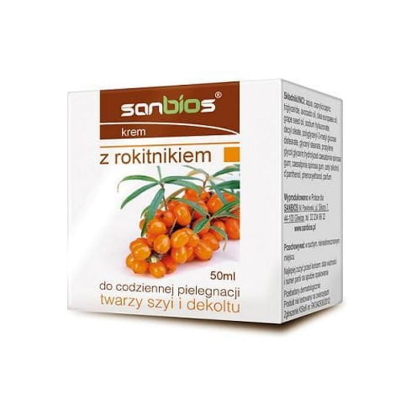 Sanbios SANBIOS KREM Z ROKITNIKIEM 50 ML SB314