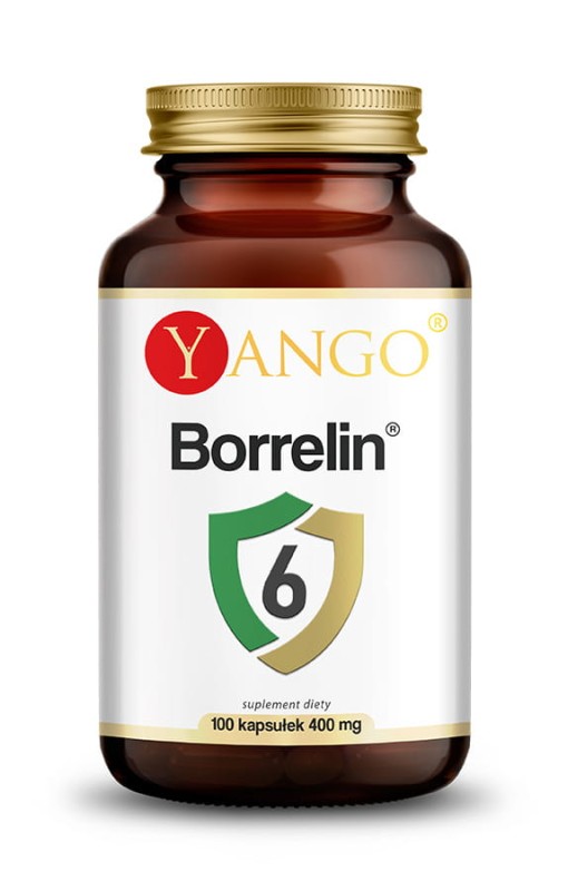 YANGO Borrelin 6 wsparcie przy boreliozie - 100 kapsułek wegańskich