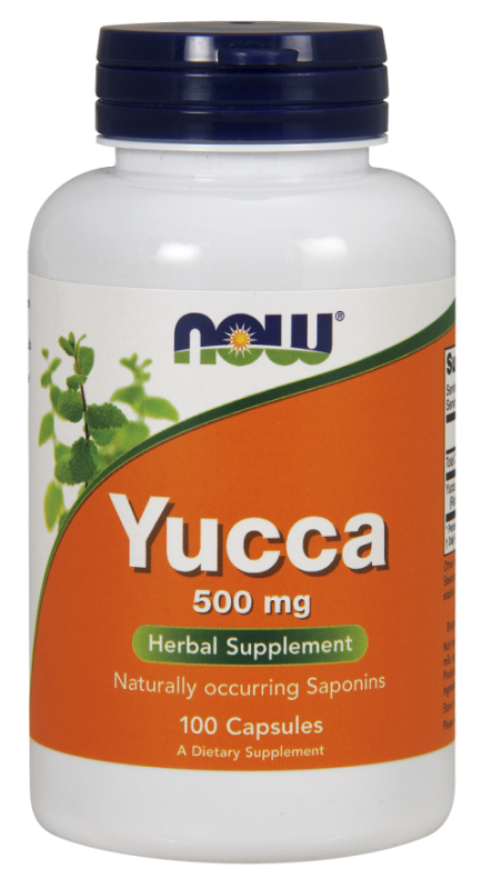 Now Foods Yucca - Korzeń Yukka 500 mg (100 kaps.)