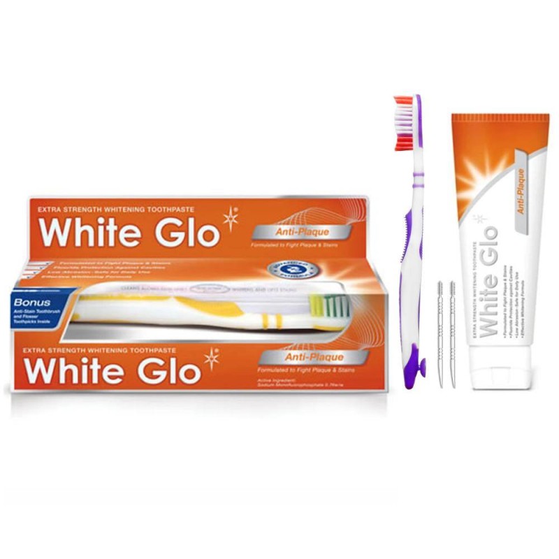 White Glo ANTI-PLAQUE PASTA NA KAMIEŃ NAZĘBNY