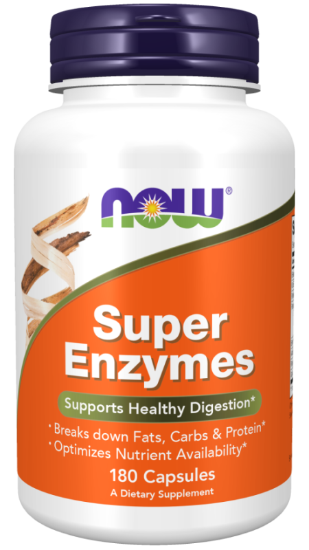 Now Foods Super Enzymes - Enzymy trawienne (180 kaps.)