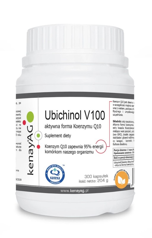 Kaneka Nutriens LP. USA Ubichinol V100 300 kaps. TT000252
