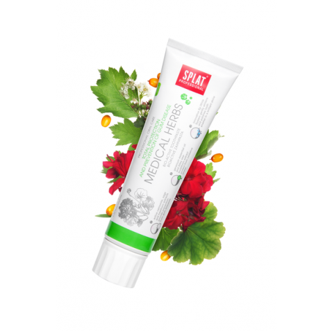 Lbiotica Medical Herbs Pasta Do Zębów Kompleksowa Ochrona i Profilaktyka Stanów Zapalnych Dziąseł 100ml