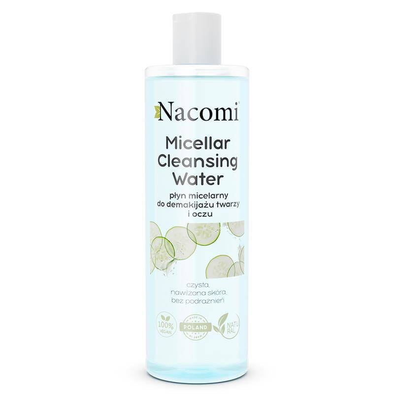 NACOMI Micellar Cleansing Water płyn micelarny do demakijażu twarzy i oczu łagodzący 400ml