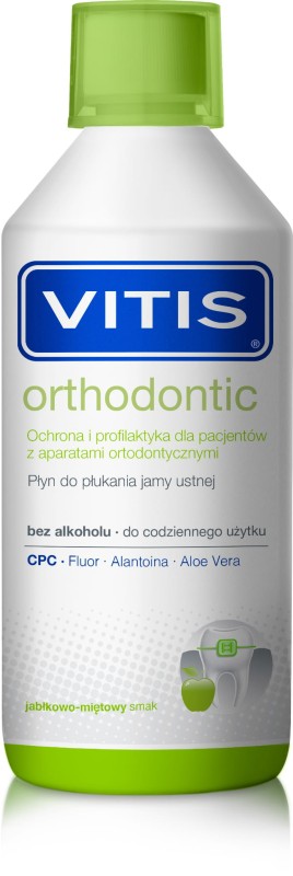 Bałtycki Instytut Stomatologii Sp. z o.o VITIS  Orthodontic, Płyn do płukania jamy ustnej  500 ml