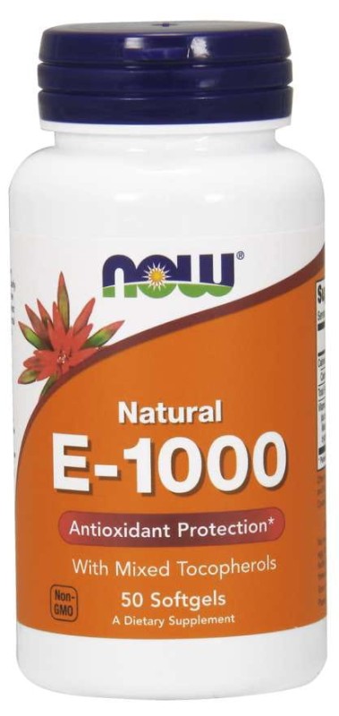 Now Foods NOW Natural E-1000 50caps