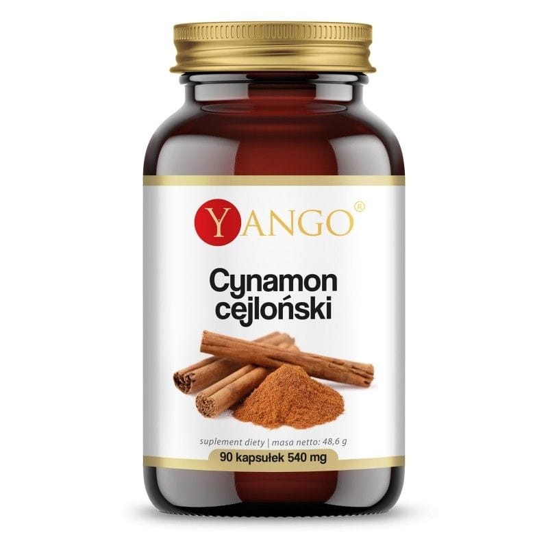 YANGO Yango Cynamon cejloński 540 mg 90 kapsułek