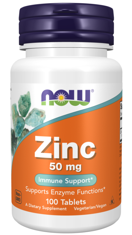 Now Foods NOW Zinc 50mg 100tabs