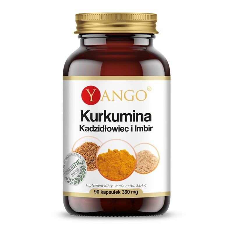 YANGO Kurkumina Kadzidłowiec i Imbir - 90 kaps. YANGO 011A-354B9