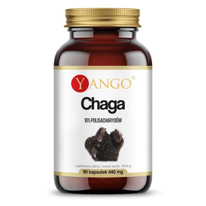 Yango Chaga - ekstrakt 10% polisacharydów (90 kaps.)