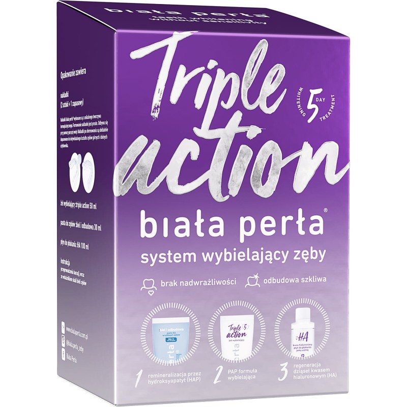 Biała Perła BIAŁA PERŁA Triple Action System wybielający 5 dni