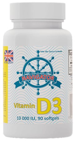 NAVIGATOR Witamina D3 10 000 IU 90 kapsułek