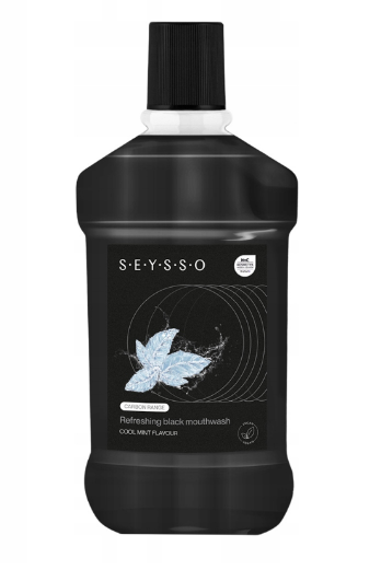Seysso Carbon Płyn do płukania jamy ustnej Refreshing Black 500 ml