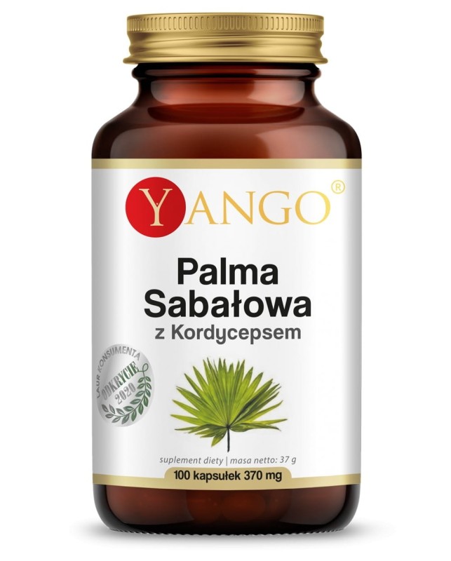 Yango Palma sabałowa z kordycepsem - ekstrakt (100 kaps.)