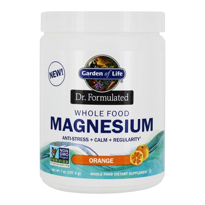GARDEN OF LIFE GARDEN OF LIFE Dr. Formulated Whole Food Magnesium 197,4g Pomarańcz