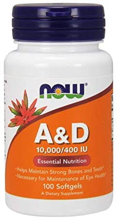 Now Foods NOW A&D 10,000/400 IU 100caps