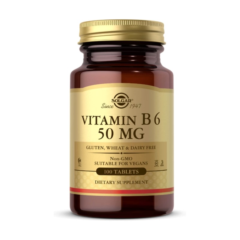 Solgar Witamina B6 50 mg - 100 tabletek