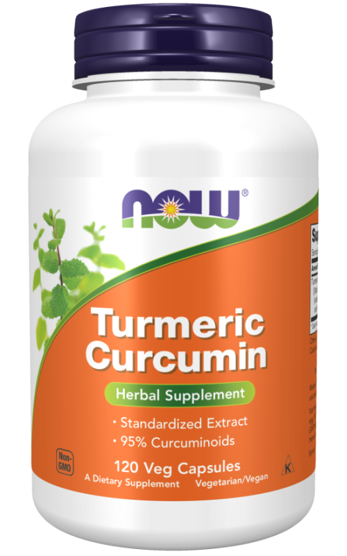Now Foods Curcumin Kurkumina ekstrakt (120 kap)