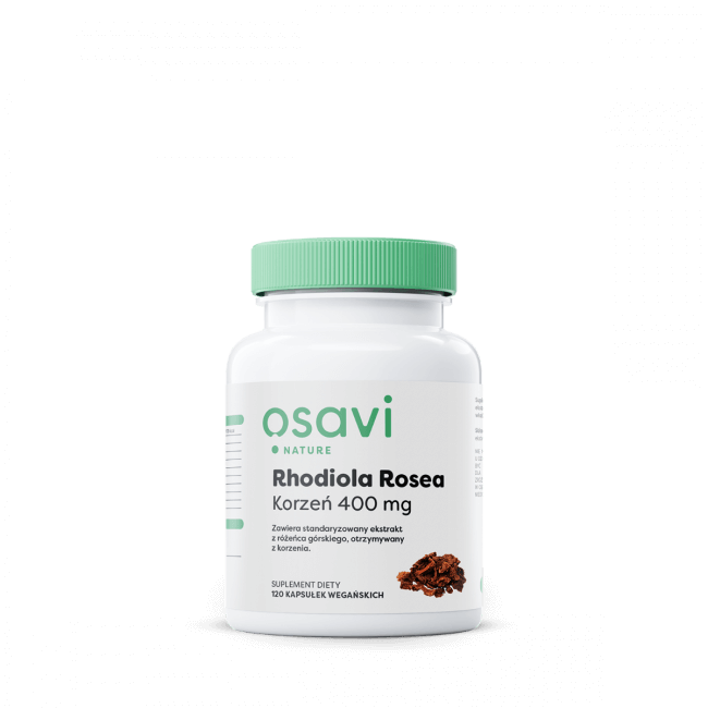 Osavi - Rhodiola Rosea Korzeń, 400mg, 120 vkaps