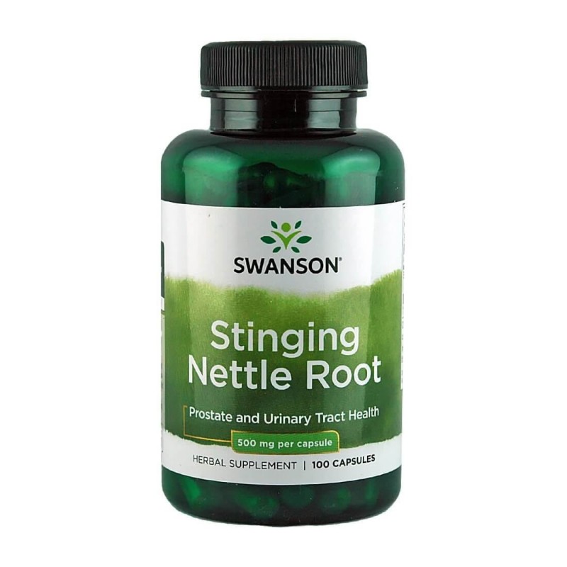SWANSON Stinging Nettle Root (Pokrzywa zwyczajna korzeń) 500mg 100 kaps.