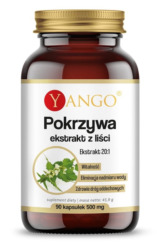 YANGO Yango Pokrzywa 500 mg 90 k układ moczowy YA389
