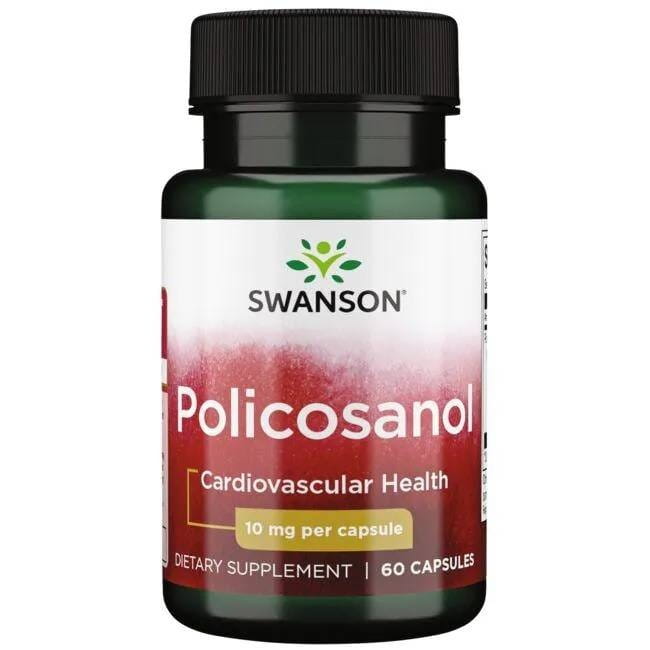 SWANSON BioCosanol Polikosanol Policosanol 10mg 60 kapsułek