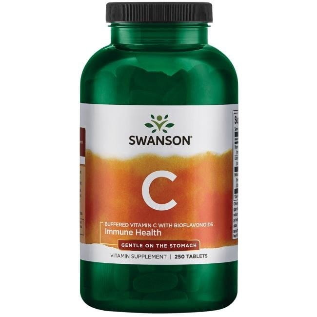 Swanson, Usa Witamina C1000 buforowana + bioflawonoidy Suplement diety 250 tab.