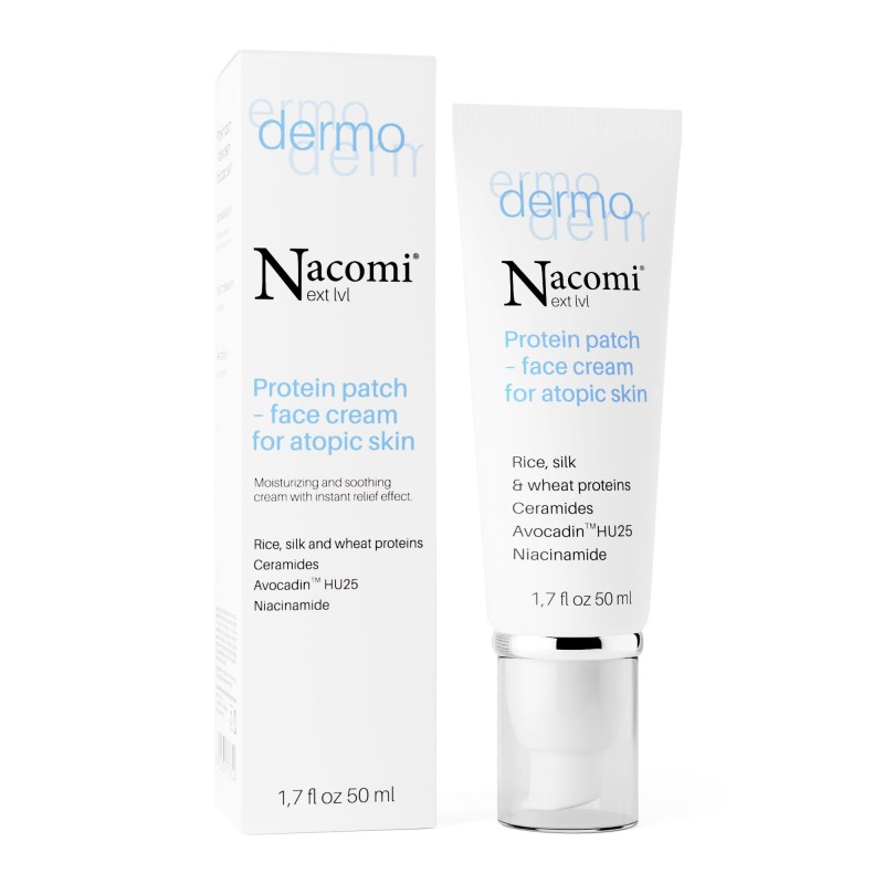 Nacomi Proteinowy Plaster - Krem Do Skóry Atopowej 50 ml