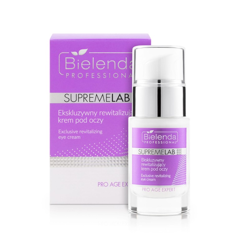 Bielenda Professional SupremeLab Pro Age Expert Ekskluzywny Rewitalizujący Krem Pod Oczy 15ml