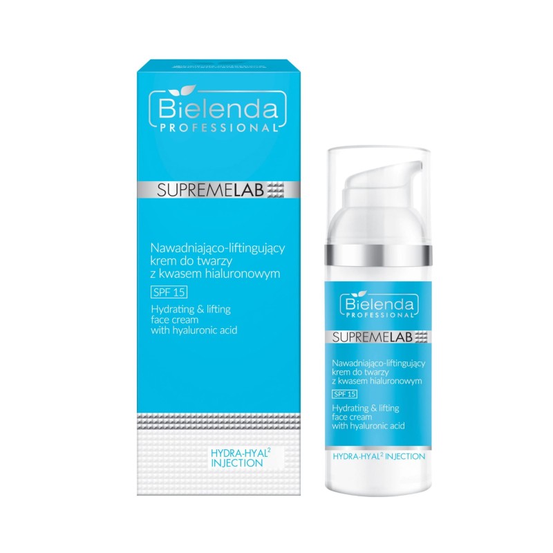 Bielenda PROFESSIONAL SUPREMELAB SUPREMELAB HYDRA-HYAL2 INJECTION HIALURONOWY KREM DO TWARZY SPF 15 50ML