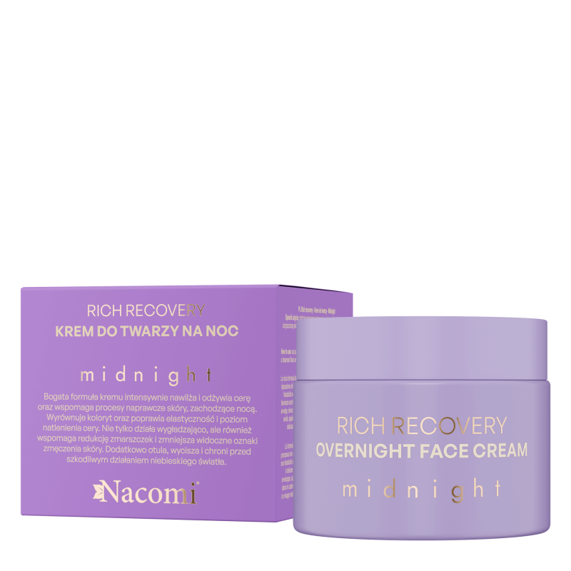 NACOMI Rich Recovery Krem Do Twarzy Na Noc Midnight 40ml