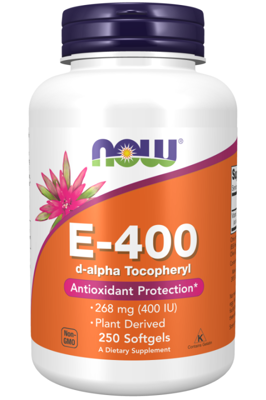 Now Foods NOW Natural E-400 250caps