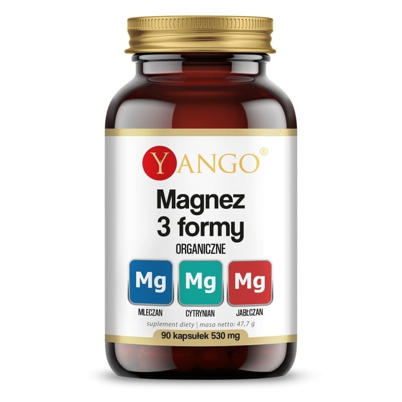 Yango Magnez 3 formy - Yango - 90 kaps - Pamięć - Układ Nerwowy 59B8-13123_20220526163537