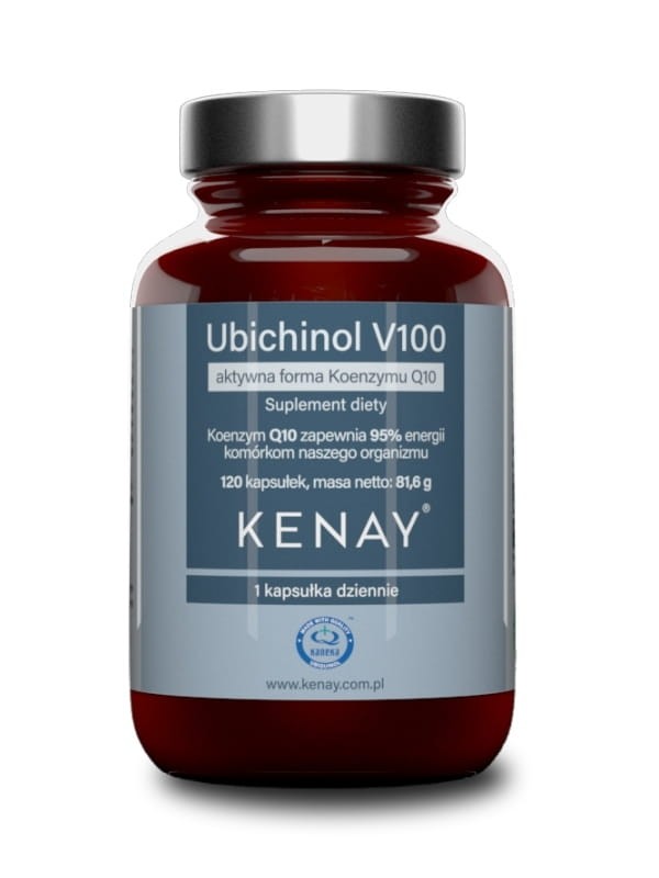 Kenay, Ubichinol Koenzym Q10 V100, 120 kaps.