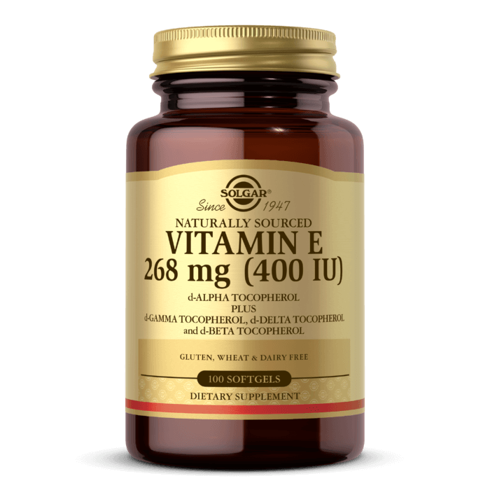 SOLGAR Vitamin E 268 mg 400 IU (100 kaps.)