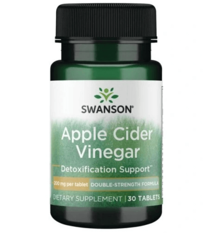 SWANSON Apple Cider Vinegar Double-Strength - 30 tabletek
