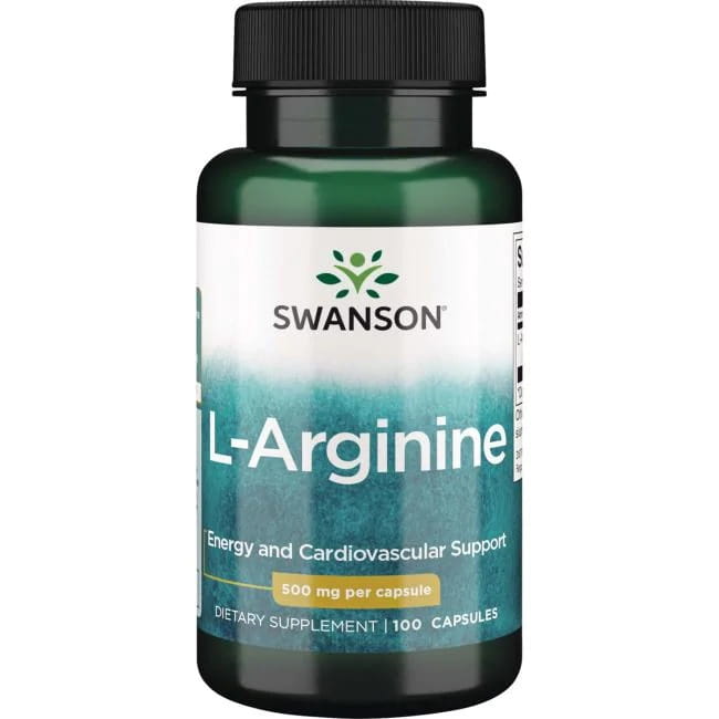 SWANSON L-Arginina 500mg - (100 kap)