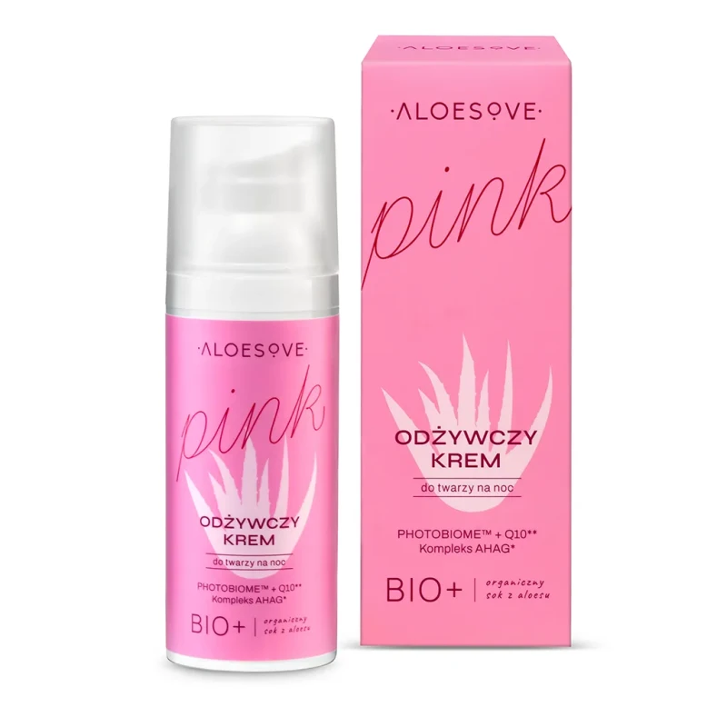 Aloesove Pink, odżywczy krem na noc, 50ml