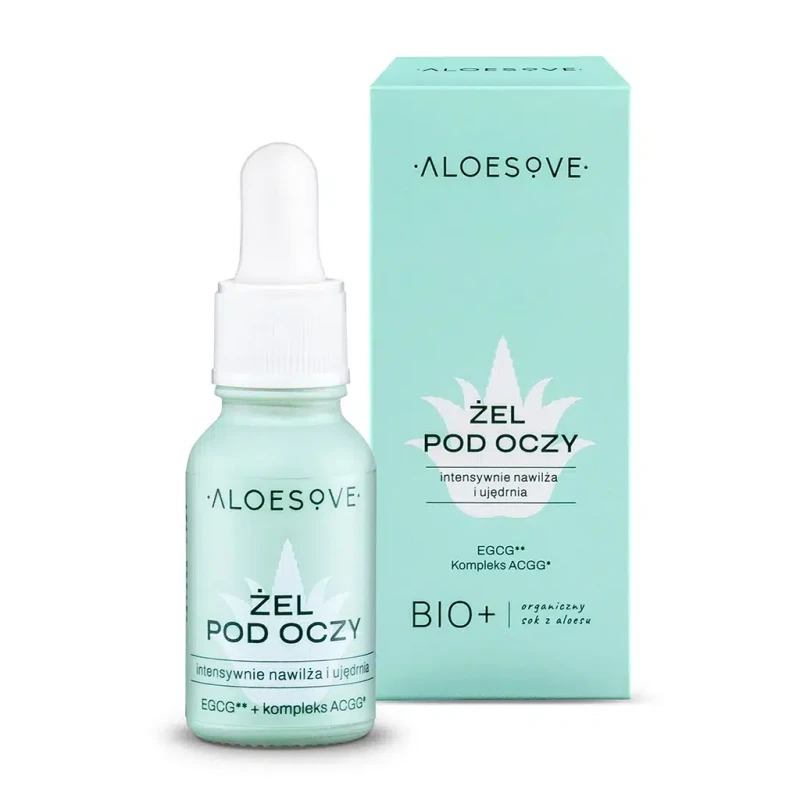 Aloesove, nawilżający żel pod oczy, 15ml